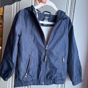 2/3T Little Bipsy Navy Kids Raincoat Lightweight Jacket